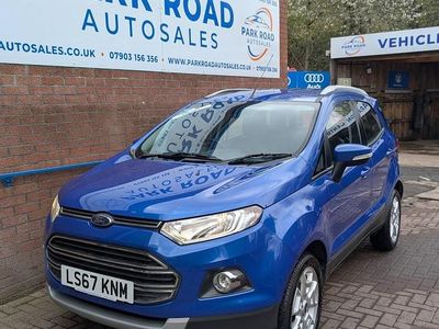 Used Ford Ecosport Titanium 95 HP (69 kW) 2017 Blue SUV