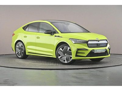 Hyper green Used 2023 Skoda Enyaq iV vRS SUV | £31,101 (Fair price)