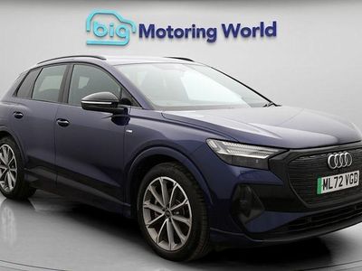 Used Audi Q4 e-tron S-Line 150 kW (204 HP) 2022 Blue SUV