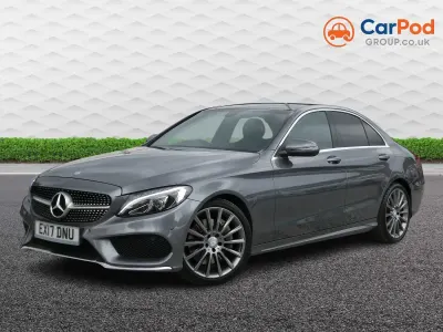 Used Mercedes C250 AMG line 2017 Grey Sedan
