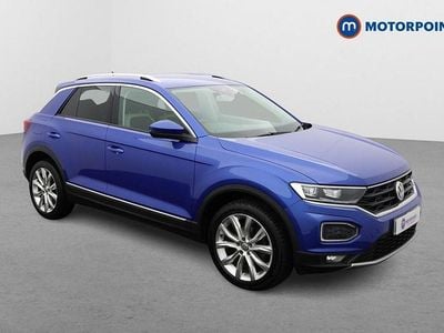 Used VW T-Roc SEL 116 HP (85 kW) 2019 Blue SUV
