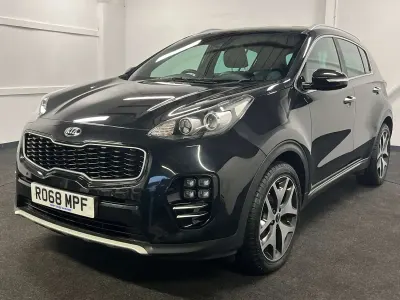 Begagnad Kia Sportage GT-Line 174 HK (127 kW) 2018 Svart SUV