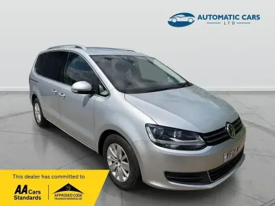 Usado VW Sharan SE 150 HP (110 kW) 2021 Prateado Monovolume