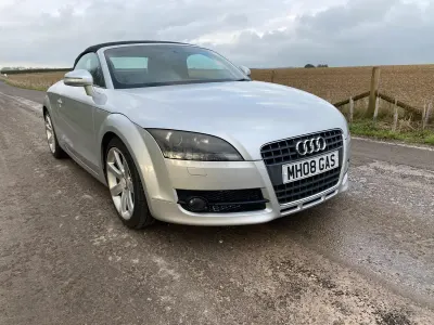 Used Audi TT Roadster Performance 200 HP (147 kW) 2008 Silver Cabriolet