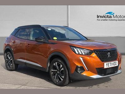 Used Peugeot 2008 GTi 131 HP (96 kW) 2021 Orange fusion metallic SUV