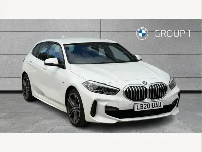 Used BMW 118 M Sport 140 HP (102 kW) 2020 White Hatchback