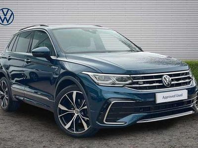 Used VW Tiguan R-line 150 HP (110 kW) 2022 Blue SUV