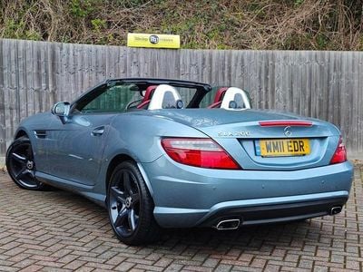 Begagnad Mercedes SLK200 AMG 184 HK (135 kW) 2011 Silver Cab