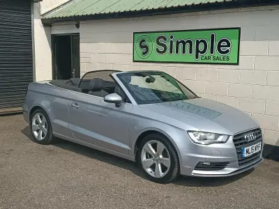 Used Audi A3 Cabriolet Sport 150 HP (110 kW) 2015 Silver Cabriolet