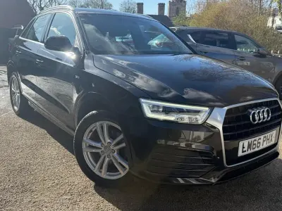 Used Audi Q3 S-Line 150 HP (110 kW) 2016 Black SUV