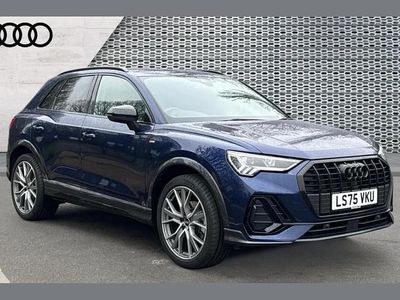 Used Audi Q3 Black Edition 150 HP (110 kW) 2025 Blue SUV