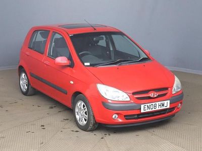 Used Hyundai Getz 97 HP (71 kW) 2008 Red Hatchback