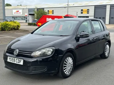 Used VW Golf VI S 105 HP (77 kW) 2009 Black Hatchback