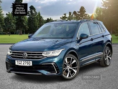 Used VW Tiguan R-line 148 HP (108 kW) 2021 Blue SUV