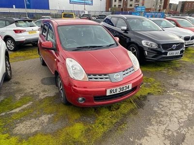 Used Nissan Note Acenta 88 HP (64 kW) 2008 Red Hatchback