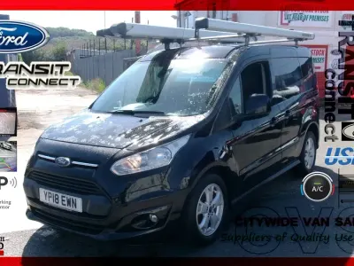 Used Ford Transit Limited 120 HP (88 kW) 2018 Black Van