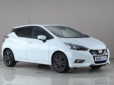 Used Nissan Micra Tekna 101 HP (74 kW) 2019 White Hatchback