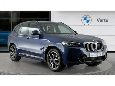 Used BMW X3 M Sport 187 HP (137 kW) 2023 Blue SUV