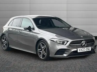 Używany Mercedes A200 AMG Line Premium 163 KM (119 kW) 2023 Szary Hatchback