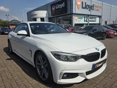 Used BMW 420 M Sport 190 HP (139 kW) 2017 White Cabriolet