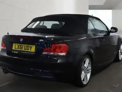 Used BMW 120 Cabriolet M Sport 2011 Black Cabriolet