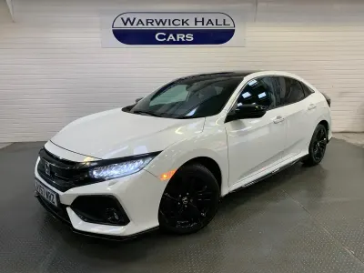 Used Honda Civic EX 2017 White Hatchback