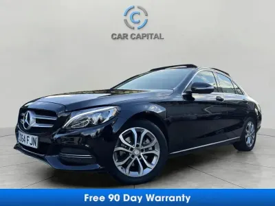 Używany Mercedes C200 Premium Plus 184 KM (135 kW) 2014 Czarny Sedan/Limuzyna