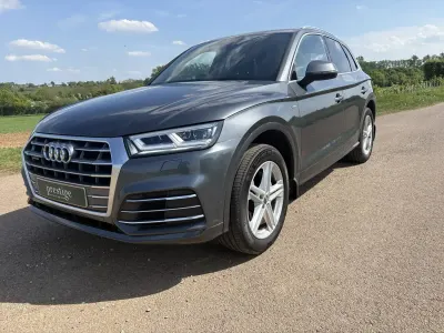 Usado Audi Q5 S-Line 299 CV (219 kW) 2020 Gris SUV