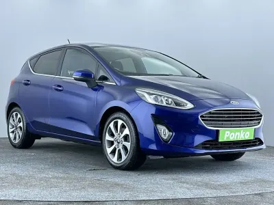 Usado Ford Fiesta Zetec 2018 Azul Citadino