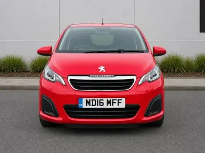 Used Peugeot 108 Active 67 HP (49 kW) 2016 Red Hatchback
