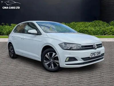 Used VW Polo SE 95 HP (69 kW) 2018 White Hatchback