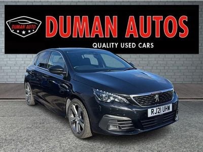 Used Peugeot 308 GT 130 HP (95 kW) 2021 Black Hatchback