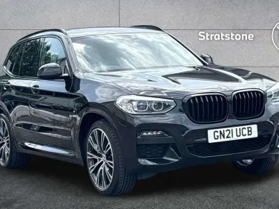 Used BMW X3 M Sport 181 HP (133 kW) 2021 Black SUV