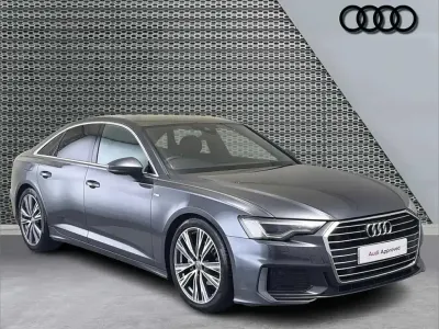 Used Audi A6 S-Line 200 HP (147 kW) 2018 Grey Sedan