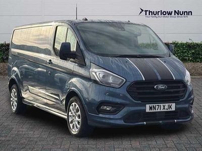 Used Ford Transit Custom Sport 185 HP (136 kW) 2021 Blue Van