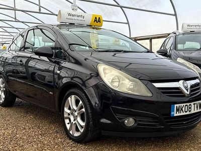 Used Vauxhall Corsa 79 HP (58 kW) 2008 Black Hatchback