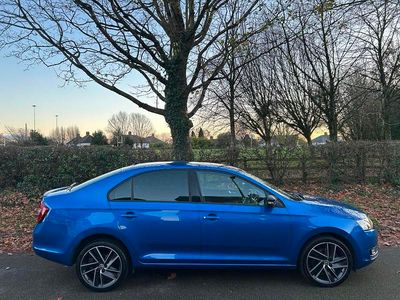Used Skoda Rapid Sport 110 HP (80 kW) 2017 Blue Hatchback