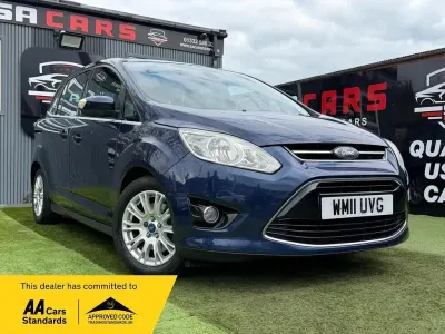 Used Ford Grand C-Max Titanium 125 HP (91 kW) 2011 Blue MPV