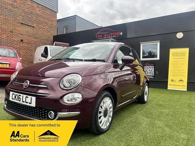 Usado Fiat 500 Lounge 69 HP (50 kW) 2016 Vermelho Citadino