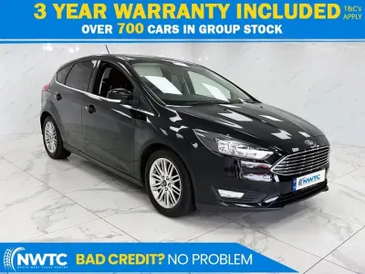 Used Ford Focus Zetec 125 HP (91 kW) 2017 Black Hatchback