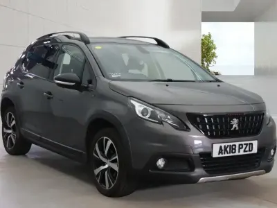 Used Peugeot 2008 GT-line 82 HP (60 kW) 2018 Grey SUV