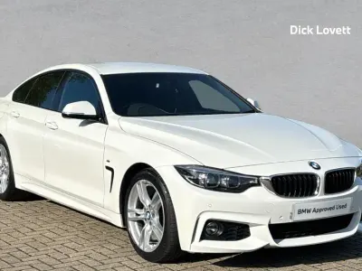 Begagnad BMW 420 Gran Coupé M Sport 181 HK (133 kW) 2020 Vit Sportkupé