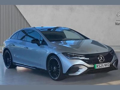 Used Mercedes EQE350 AMG line 214 kW (292 HP) 2025 Metallic paint hightech silver Sedan