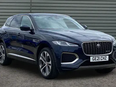 Used Jaguar F-Pace R-Dynamic 250 HP (183 kW) 2021 Blue SUV