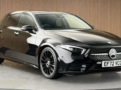 Used Mercedes A180 AMG Line Premium Plus 136 HP (100 kW) 2022 Black Hatchback