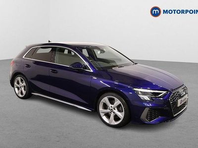 Used Audi A3 S-Line 2020 Blue Sedan