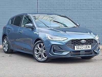 Used Ford Focus ST-Line 125 HP (91 kW) 2023 Blue Hatchback