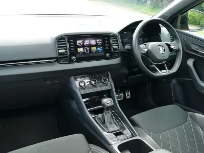 Używany Skoda Karoq SportLine 187 KM (137 kW) 2023 Pomarańczowy SUV