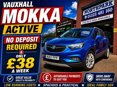 Used Vauxhall Mokka X Active 140 HP (102 kW) 2017 Blue SUV