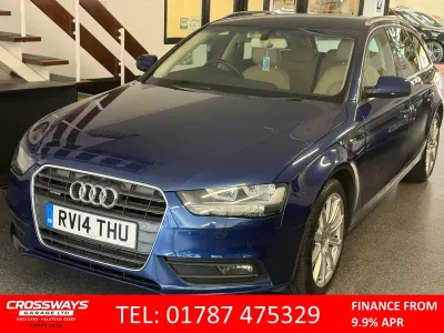 Used Audi A4 177 HP (130 kW) 2014 Blue Estate